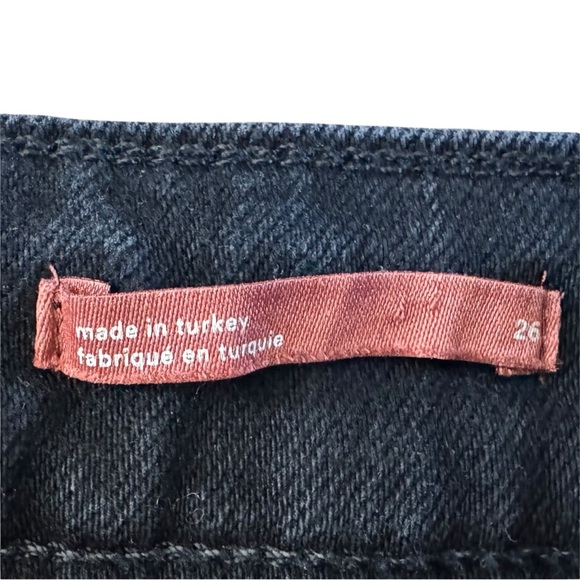 Anthropologie Pilcro The Demilune Boot Cut
Jeans Black Stretch Denim 26 980 - Picture 5 of 16